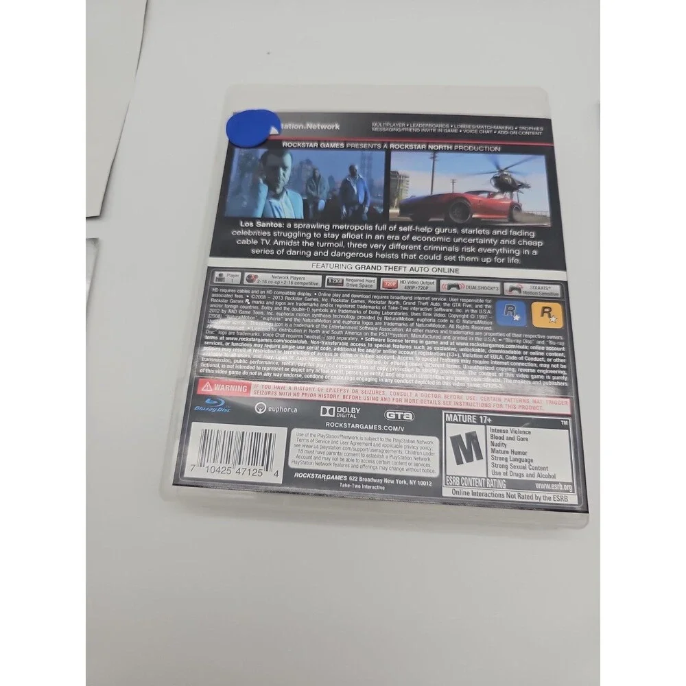 Grand Theft Auto V - Sony PlayStation 3 Cib